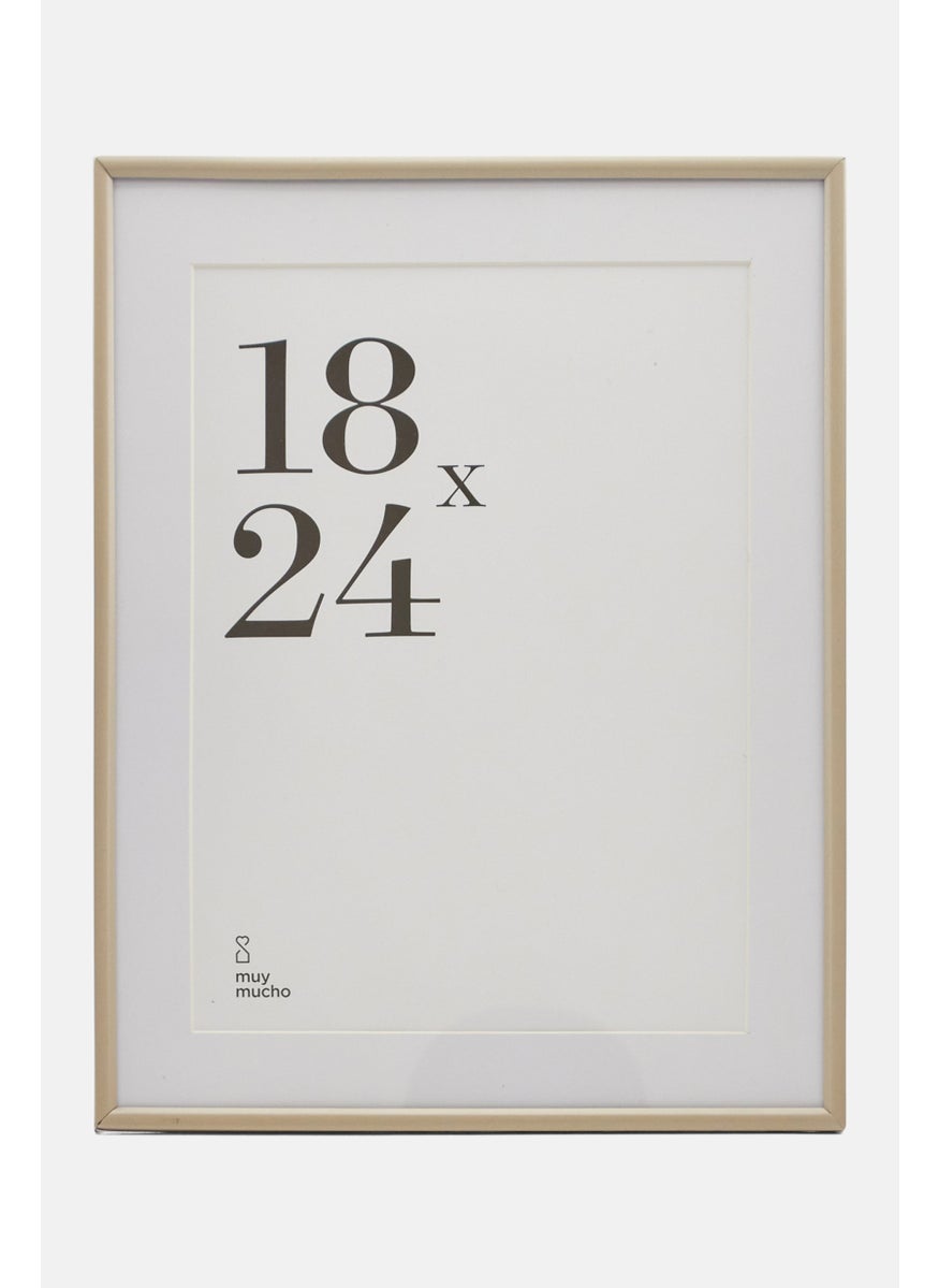 Muy Mucho Tabletop Photo Frame 18 x 24 cm, Beige  - Image 1