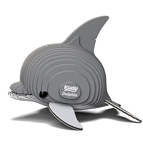 EUGY 021 Dolphin EcoFriendly 3D Paper Puzzle New Seal - Image 1