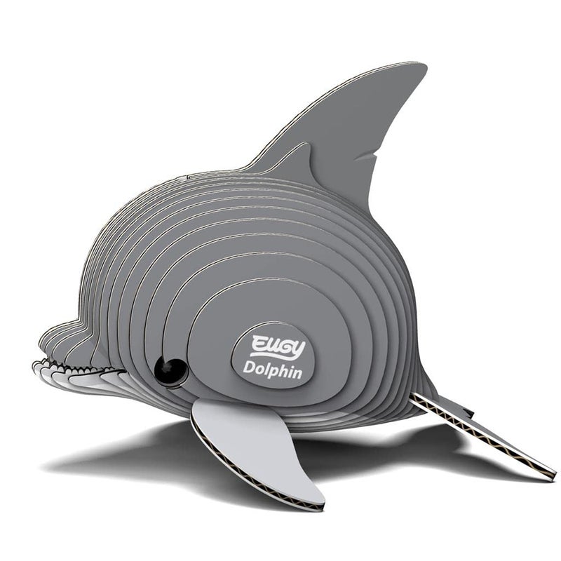 EUGY 021 Dolphin EcoFriendly 3D Paper Puzzle New Seal - Image 2