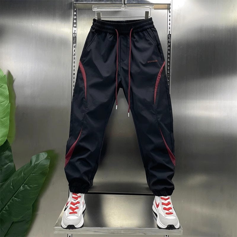 New Trendy Brand Jogger Pants American High Street Drape Angora Red Functional Outdoor Sports Sweatpants Casual Pants - Image 1