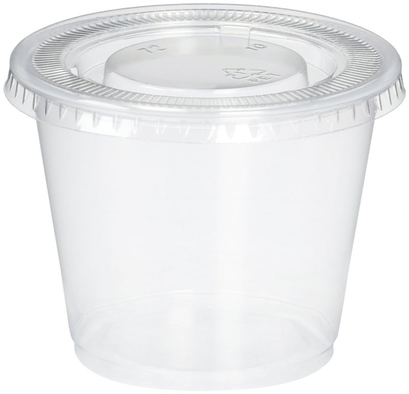 Reditainer Plastic Disposable Portion Cups 55Ounce Pack of 100