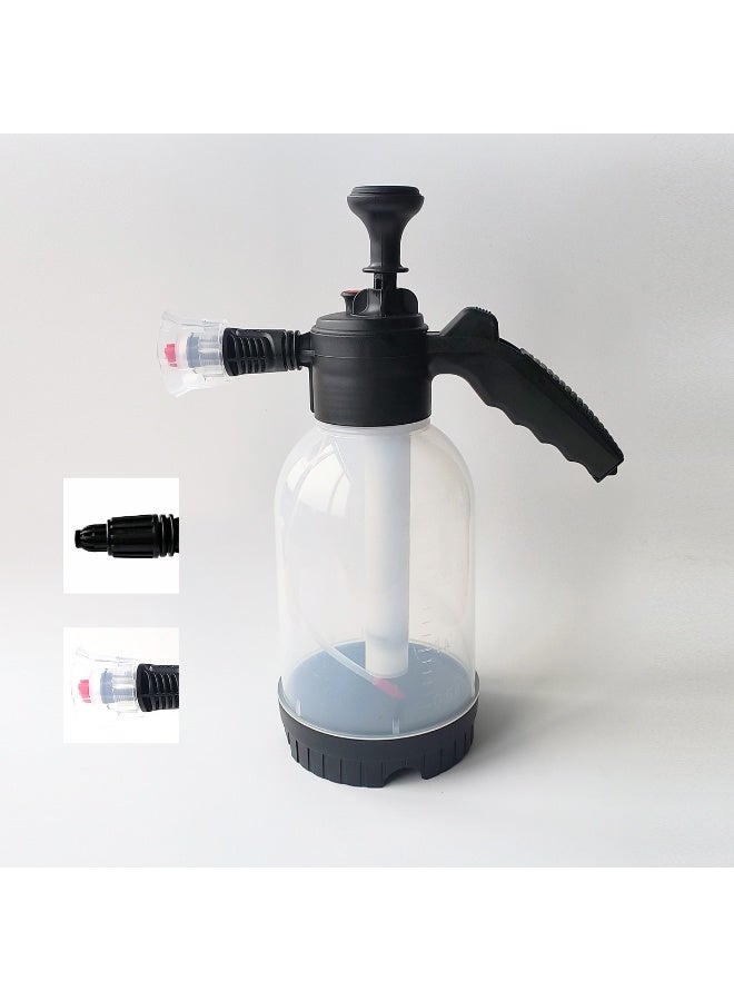 مرشّ يدوي بالضغط، سعة 2 لتر، زجاجة رش لغسيل السيارات، تتضمن فوهة بديلة لضمان تنظيف فعال وسهل. - Image 1
