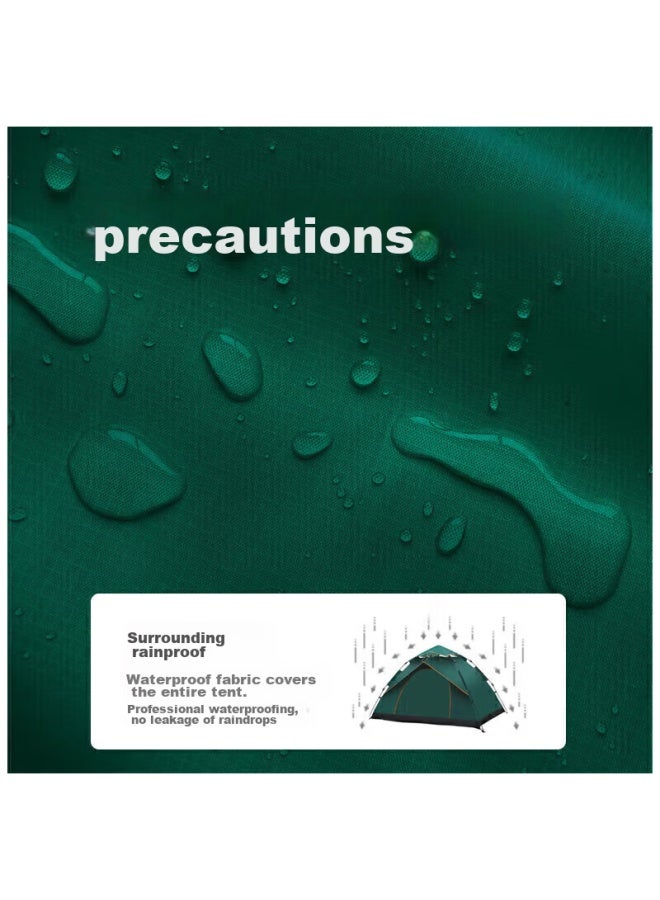 Beijilang Fully Automatic Tent, Outdoor Rainproof Camping, Double-layer For Two People, No Assembly Required, 3-4 Person Outdoor Camping Tent Set - Image 3