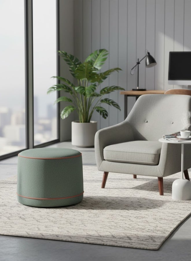 Neo Front Ottoman Stool - Multicolor Fabric (Green) - SBUN-ASC01-BA250 50*40*50 cm - Image 1