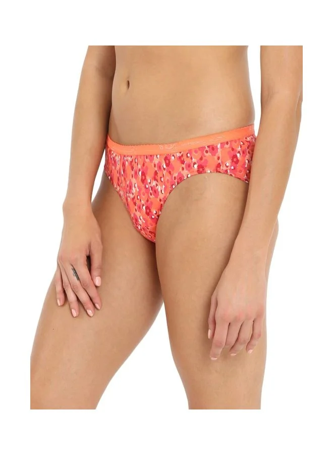 JOCKEY Jockey 1525 Women Medium Coverage Super Combed Cotton Mid Waist Bikini with Exposed Waistband and StayFresh Treatment Pack of 2