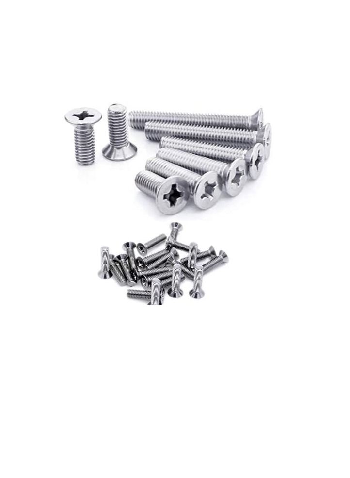 Machine Screw CSK Philip & Countersunk Head for DIY Electrical & Kitchen Furniture Pull Cabinet Door Handles - Image 1