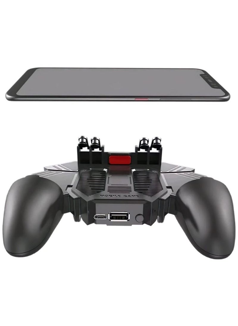 AK-77 Six Finger Radiating Gamepad Mobile Game Controller