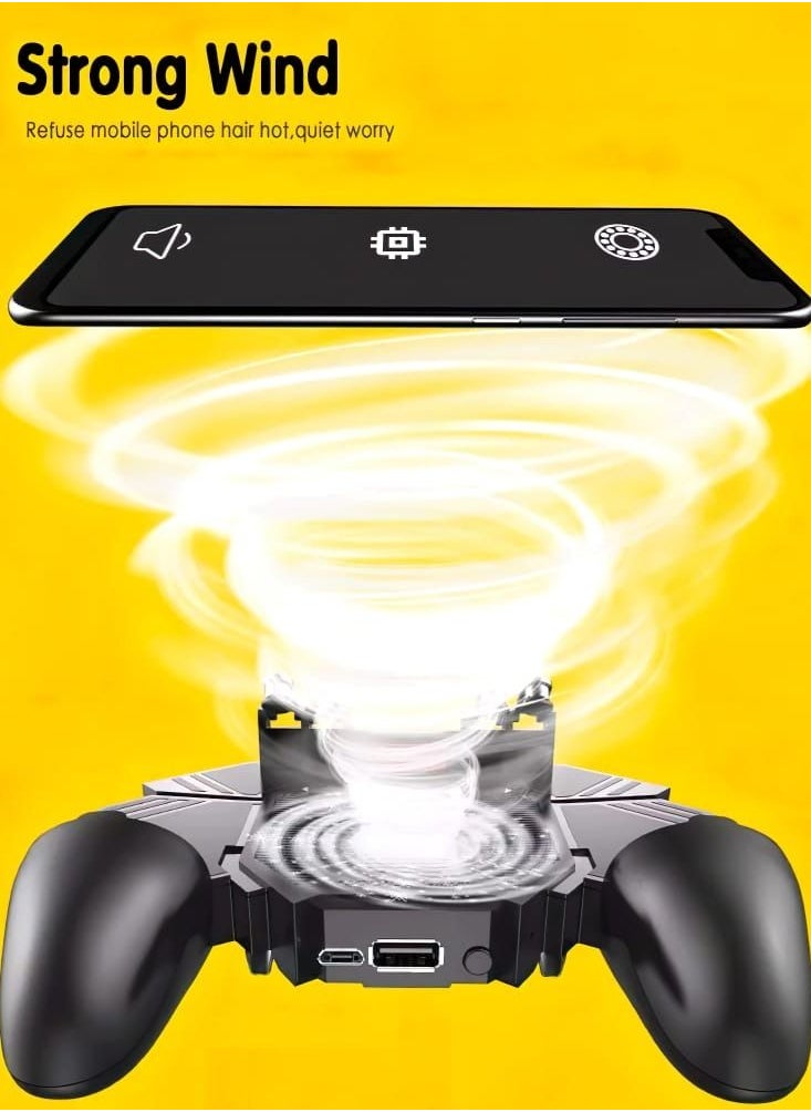 AK-77 Six Finger Radiating Gamepad Mobile Game Controller