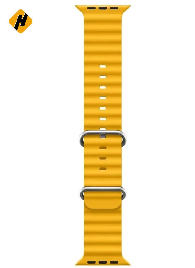 HuHa - Sport New Silicone Band Compatible with Apple Watch Ultra Ocean 42/44/45/49mm Strap for iWatch Series Ultra 8 7 6 5 SE - Image 1