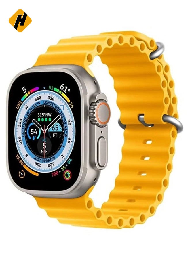 HuHa - Sport New Silicone Band Compatible with Apple Watch Ultra Ocean 42/44/45/49mm Strap for iWatch Series Ultra 8 7 6 5 SE - Image 1