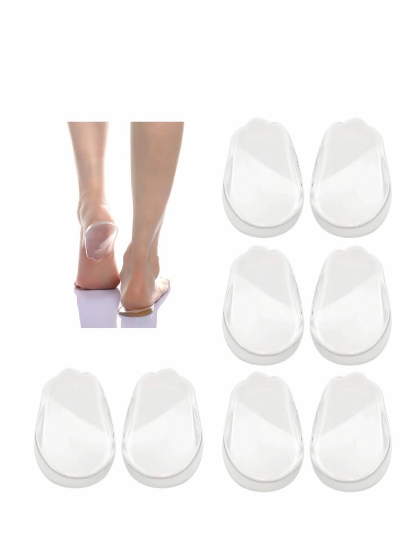 KASTWAVE Orthopedic Insoles, 4 Pairs for Men and Women, Medial &Lateral Heel Wedge Silicone Shoe Inserts, Height Increase Pad for Corrective Pronation, Supination, OX Type Leg - Image 1