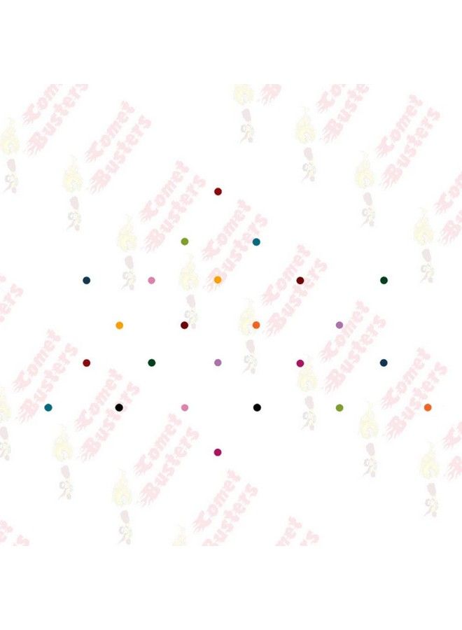 Comet Busters Small Round Velvet Multicolor Bindi (2 Mm) (Bin1008) - Image 5