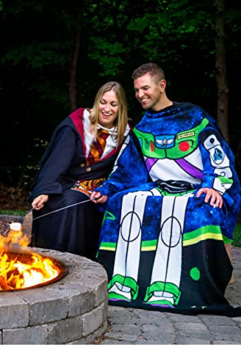 Northwest Comfy Throw Blanket with Sleeves, 48 x 71 Inches, Gryffindor Rules - Image 2