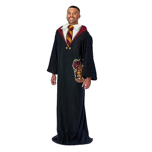 Northwest Comfy Throw Blanket with Sleeves, 48 x 71 Inches, Gryffindor Rules - Image 3