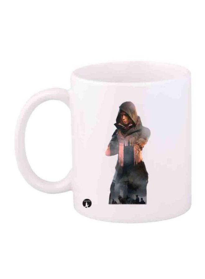 RYN Assassin's Creed Video Game Character Printed Coffee Mug White/Black/Brown