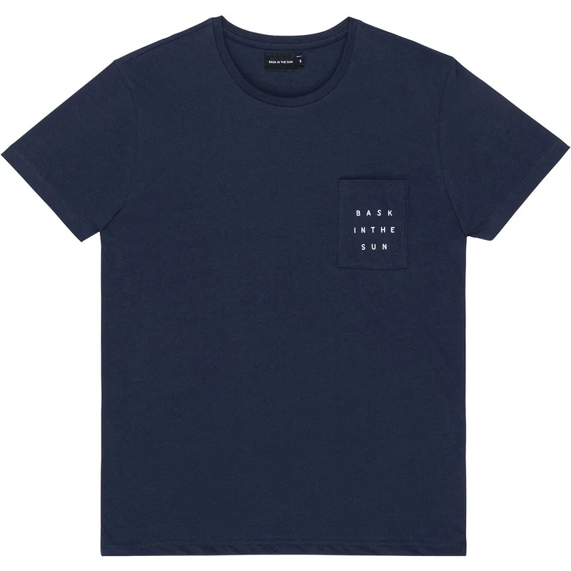 Bask in the Sun Swell Navy T-Shirt 100% Organic Cotton