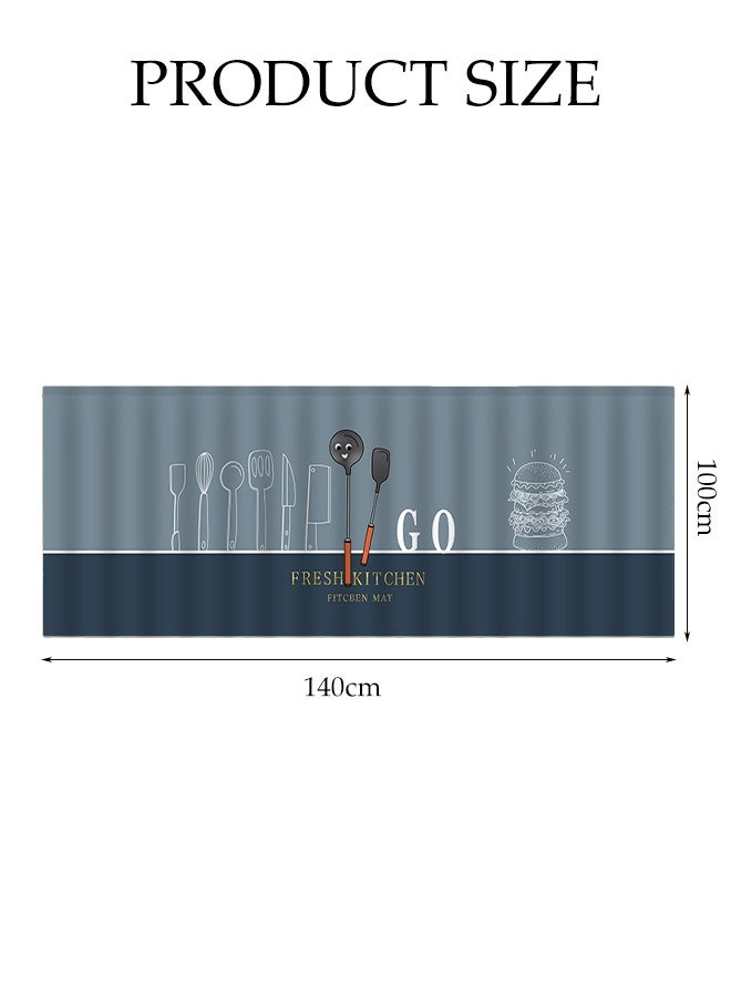 DUNISO Kitchen Cabinet Curtain, Velcro Sundries Rack Door Curtain, Pull Curtain, Punch-Free Cabinet Dust Fume Curtain, Sink Curtain, Locker Privacy Curtain, Shelf Cabinet Curtain, Bookcase Shoe Rack Dust Curtain, Self-Adhesive 100*140cm  - Image 2