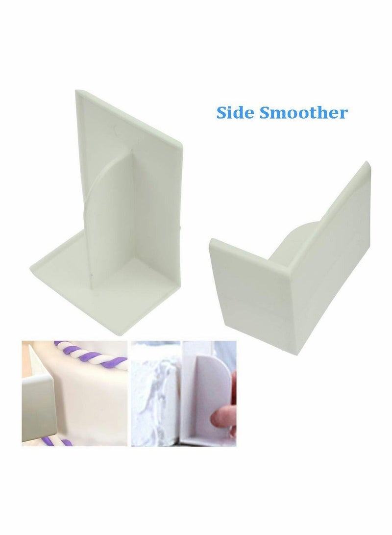4pcs Fondant Icing Smoother Polisher for Cake Decoration Sugarcraft Scraper Paddle Tool  - Image 3