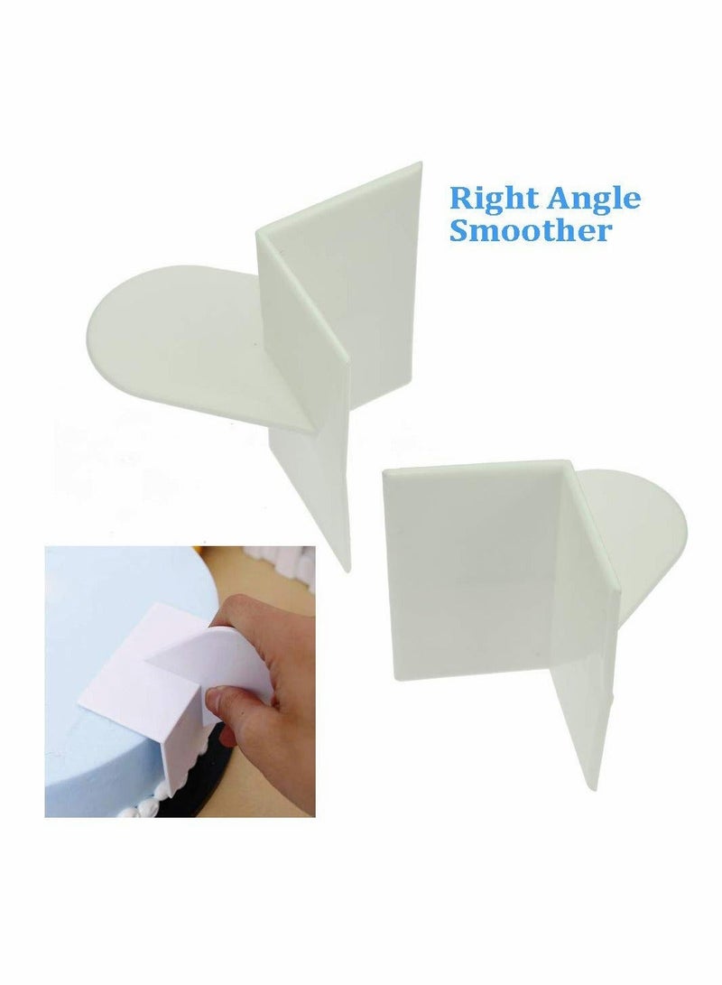 4pcs Fondant Icing Smoother Polisher for Cake Decoration Sugarcraft Scraper Paddle Tool  - Image 2