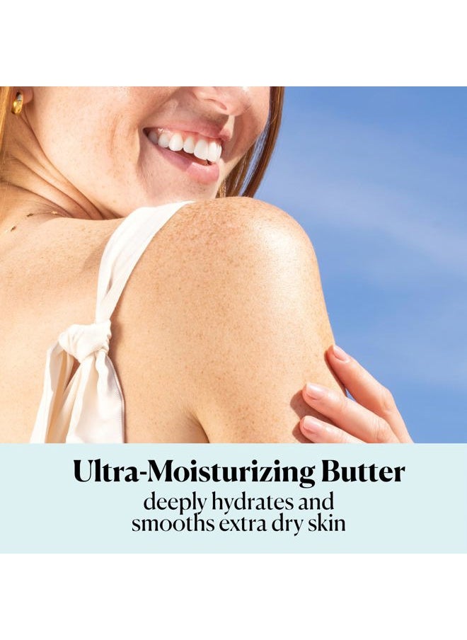 Cocoa Butter for Body, 100% Raw & Unrefined Ultra-Moisturizing Butter to Deeply Hydrate & Condition Skin, Promotes Smooth Skin Tone & Texture, Suitable for Tight or Extra Dry Skin, 16 Oz.