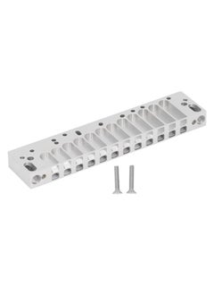 Thoraya Harmonica Comb Part 12Hole Chromatic Scale Comb Frosted Silver Lightweight for HOHNER 270D  - Image 1