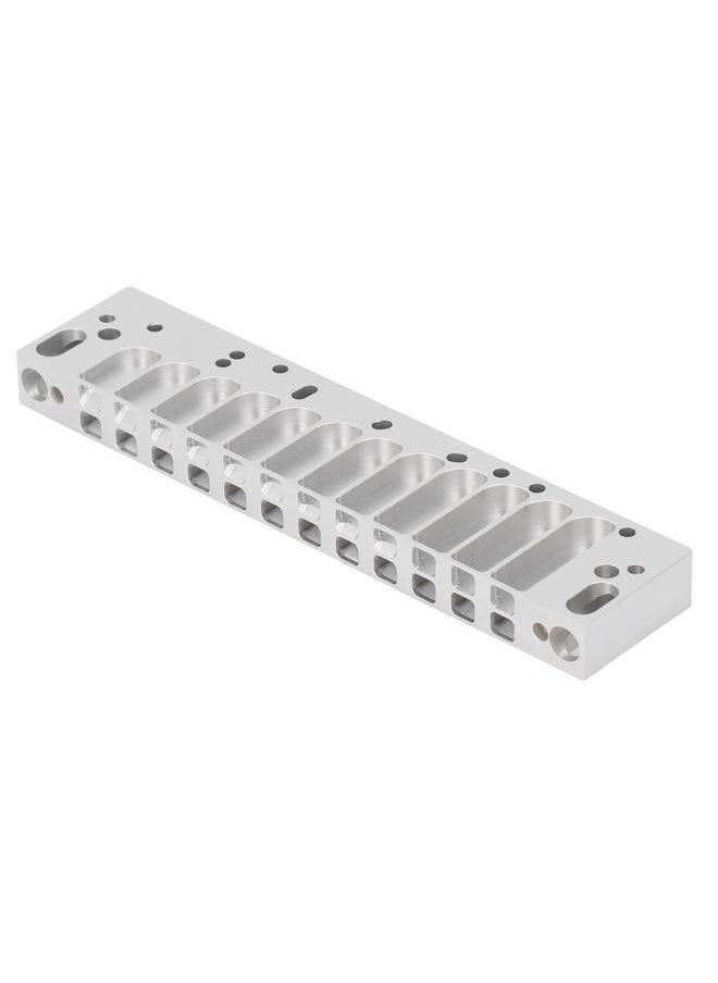 Thoraya - Harmonica Comb Part 12Hole Chromatic Scale Comb Frosted Silver Lightweight for HOHNER 270D - Image 1