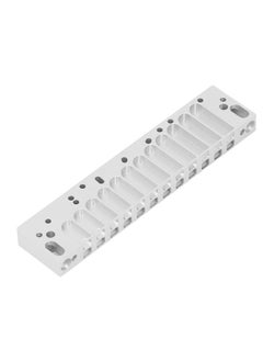 Thoraya Harmonica Comb Part 12Hole Chromatic Scale Comb Frosted Silver Lightweight for HOHNER 270D  - Image 4