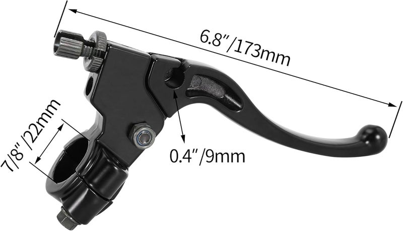 MTATCN 7/8" Left Clutch Brake Handle Lever Perch for KX 60 65 80 85 100 125 KX60 KX65 KX80 KX85 KX100 KX125 Dirt Bike Motorcycle - Image 2
