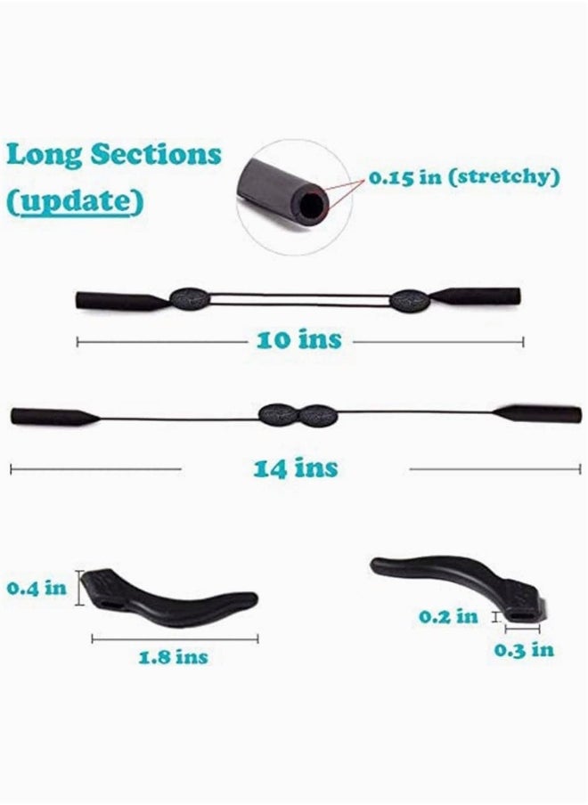 Generic 27 Pairs Eyeglasses Repair kit Adhesive Eyeglass Nose Pads Silicone Anti-Slip Glasses, Glasses Nose Grips, Hook Grip Holder Silicone Anti-Slip Round Eyeglass Retainer  - Image 5