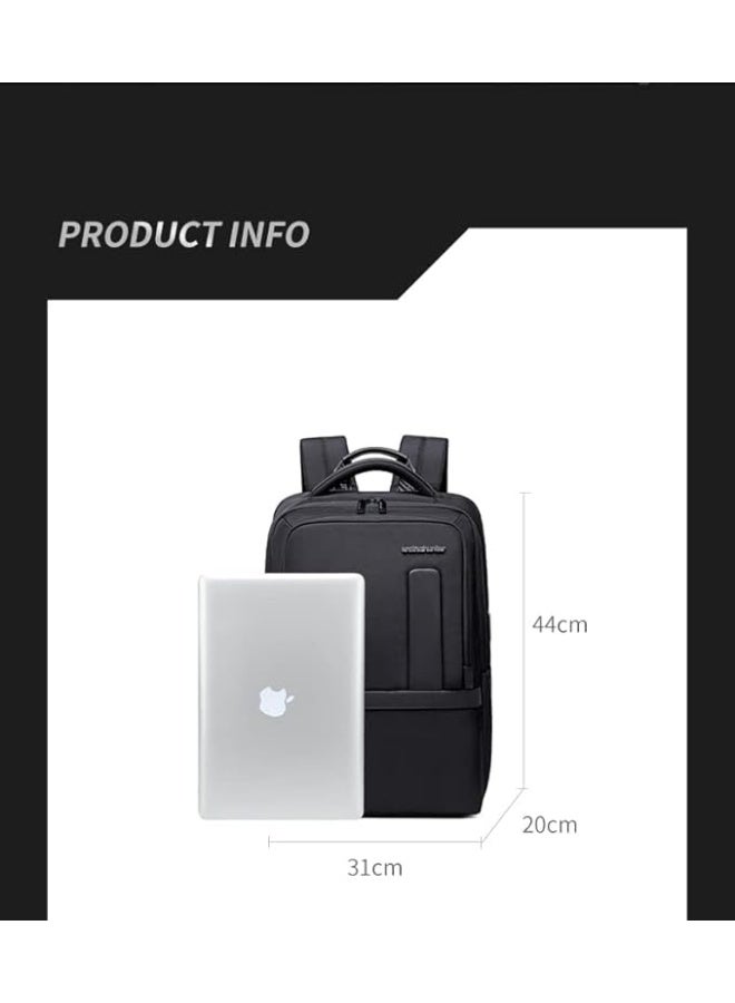 Arctic Hunter Expandable Laptop Backpack 31cm*20cm*44cm, Water Repellent School Office Travel Day Pack, Black-B00490 - Image 5