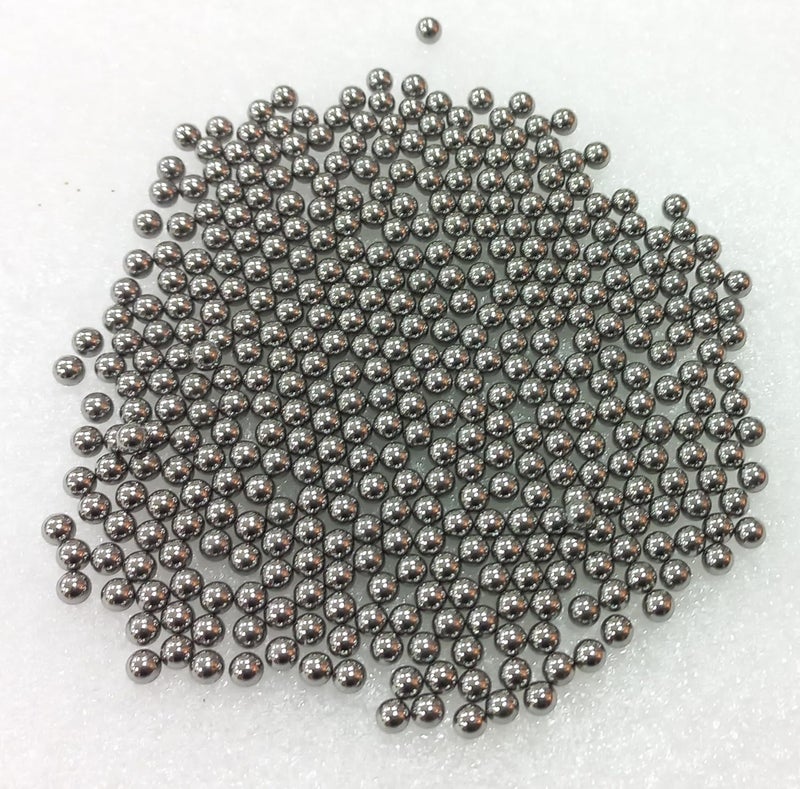 OMX Steel Bearing Ball, No Holes, Silver Full Solid Iron Balls (4.5 MM, 500 PC) - Image 1