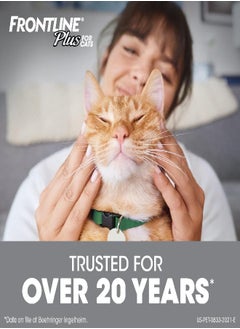 Frontline FRONTLINE Plus For Cats and Kittens Flea and Tick Treatment, 3 Doses  - Image 3