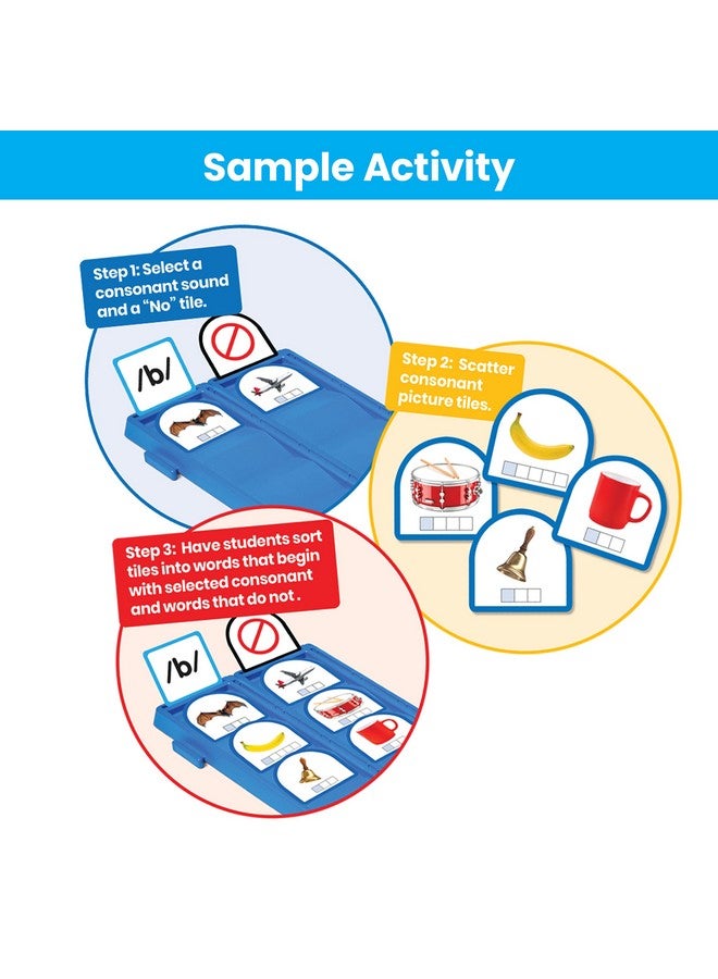 hand2mind hand2mind Sort That Sound! Activity Set, Phonemic Awareness, ESL Teaching Materials, Science of Reading Manipulatives, Letter Sounds for Kindergarten, Speech Therapy Tools, Phonics Flash Cards  - Image 5