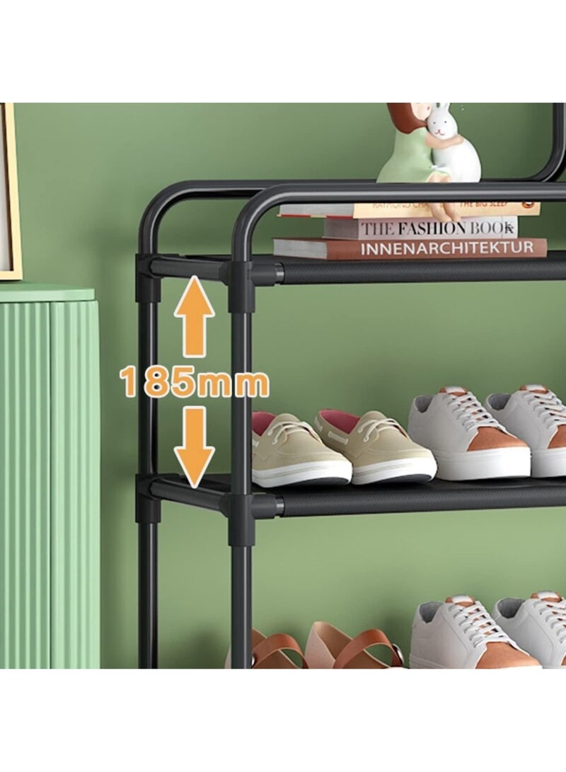 DubaiGallery Shoes Rack - Multi-Layer Household Shoe Cabinet Of Shoes - 4 Layered Metal Books, Keys, Bags, Towels And Other Household Accessories Organizer  - Image 4