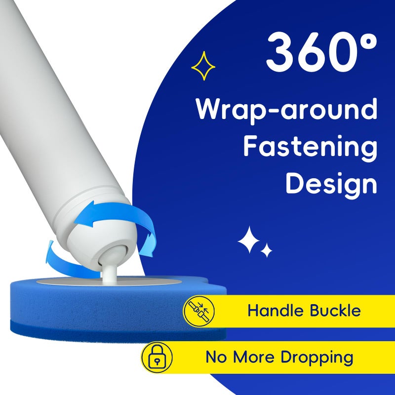 NewlonisÂ® Disposable Toilet Brush with 32 Refills, Wall-Mounted Toilet Bowl Cleaning Wand, Toilet Brush and Holder Set - Image 2
