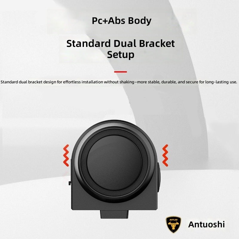 ANTUSI A2 Anti-Theft Bicycle Alarm Bell with Wireless Remote Control, Rechargeable Horn and Tail Light - Image 4