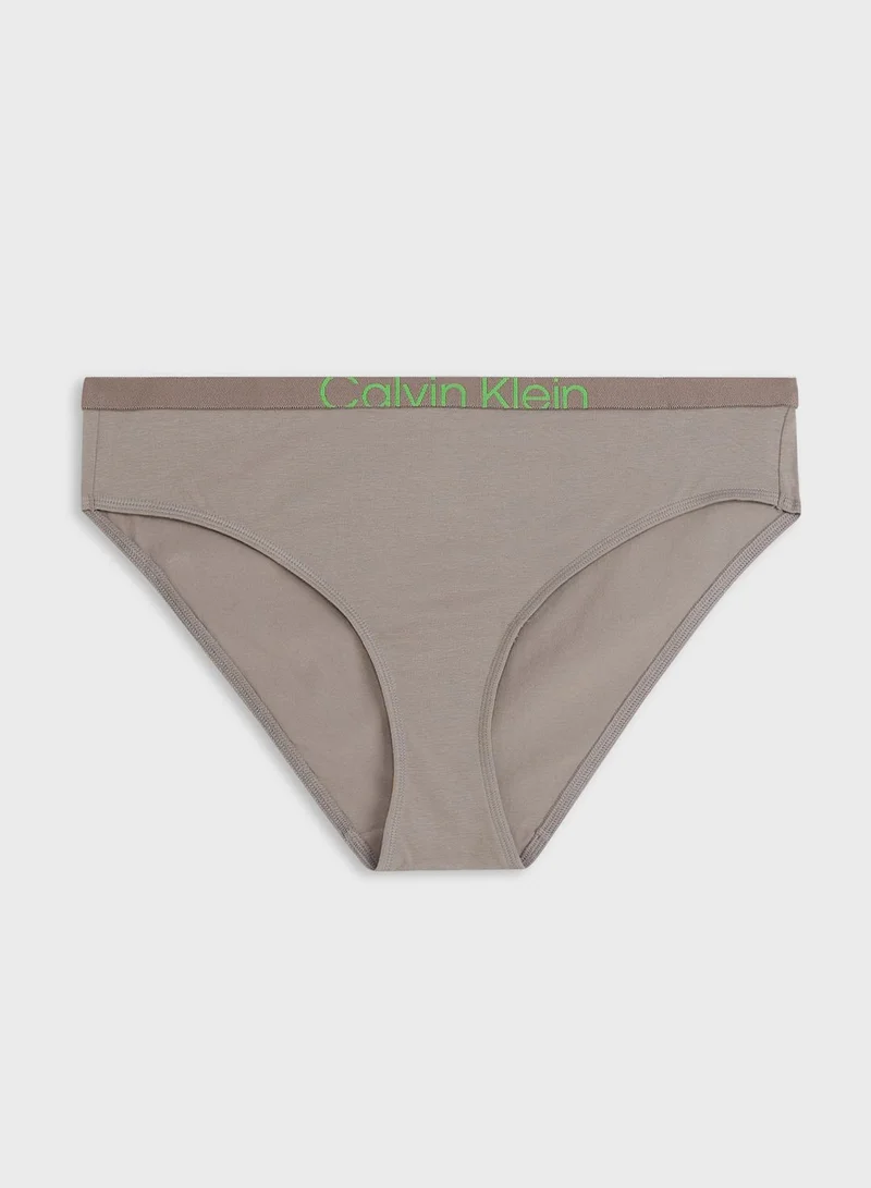 CALVIN KLEIN Logo Band Bikini Bottom