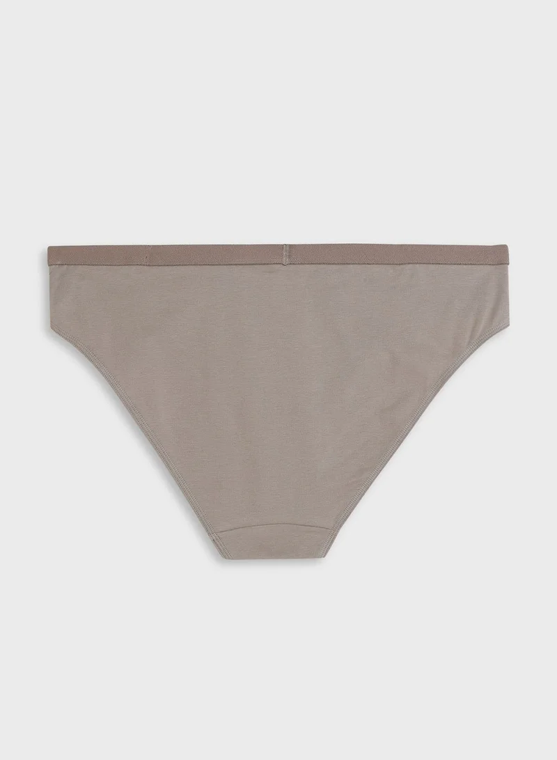 CALVIN KLEIN Logo Band Bikini Bottom