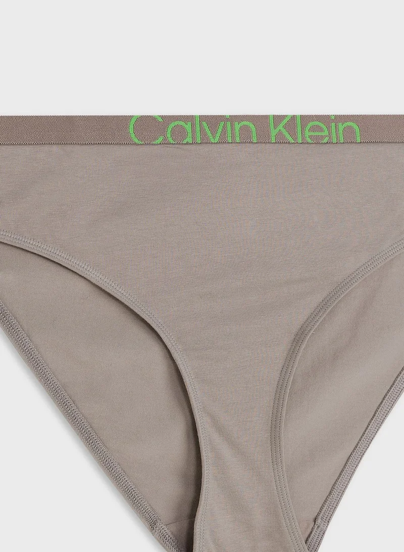 CALVIN KLEIN Logo Band Bikini Bottom