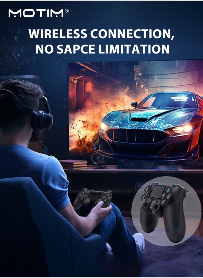Motim - Wireless Gamepad DualShock 4 Controller Six-Axis for Playstation 4, Bluetooth Connectivity - Image 1