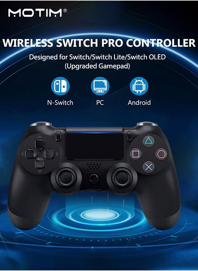 Motim - Wireless Gamepad DualShock 4 Controller Six-Axis for Playstation 4, Bluetooth Connectivity - Image 1