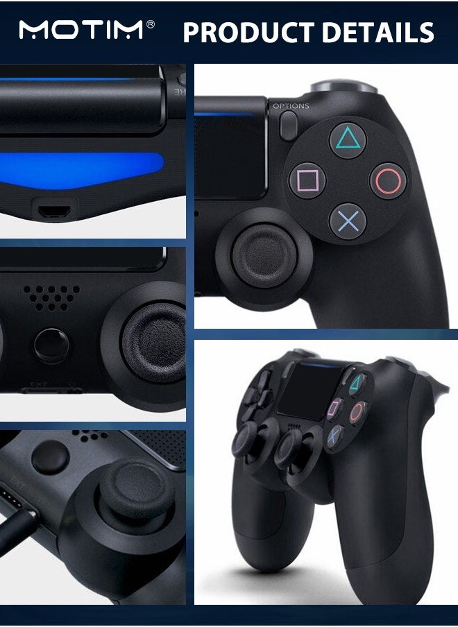 Motim - Wireless Gamepad DualShock 4 Controller Six-Axis for Playstation 4, Bluetooth Connectivity - Image 1