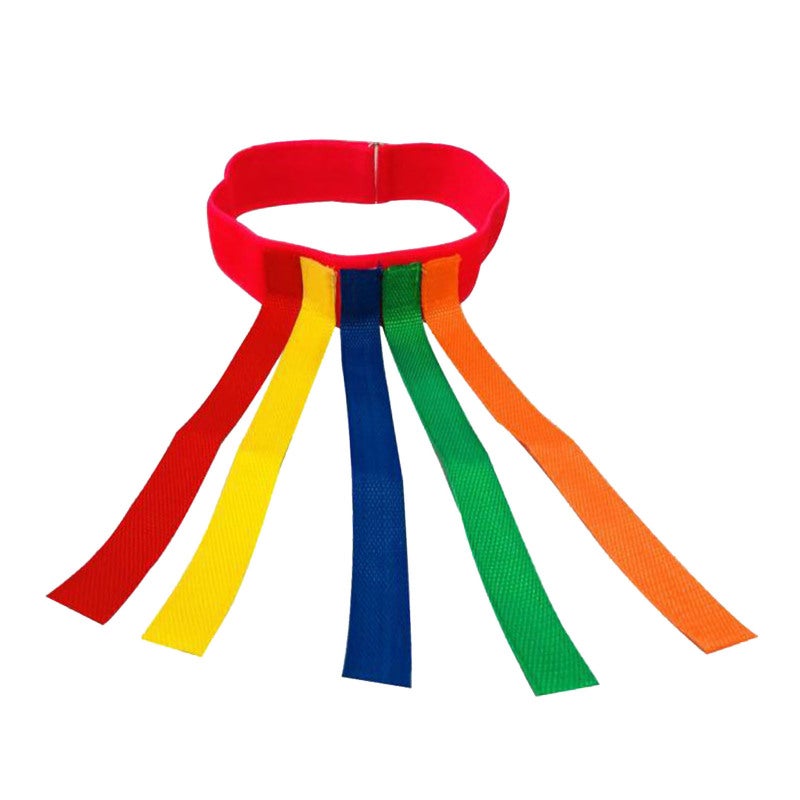 Catch Tail Game Belt: Rose Red, Interactive Parent Child Bonding, Sensory & Coordination Training - Portable Outdoor Play Equipment for Family Kindergarten Activities - Image 1