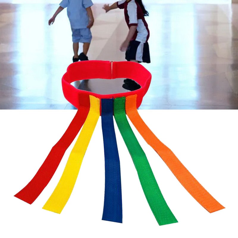 Catch Tail Game Belt: Rose Red, Interactive Parent Child Bonding, Sensory & Coordination Training - Portable Outdoor Play Equipment for Family Kindergarten Activities - Image 5