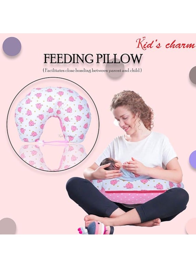 Moro Moro Adjustable Nursing Pillow with Buckle, 100% Cotton - Image 2