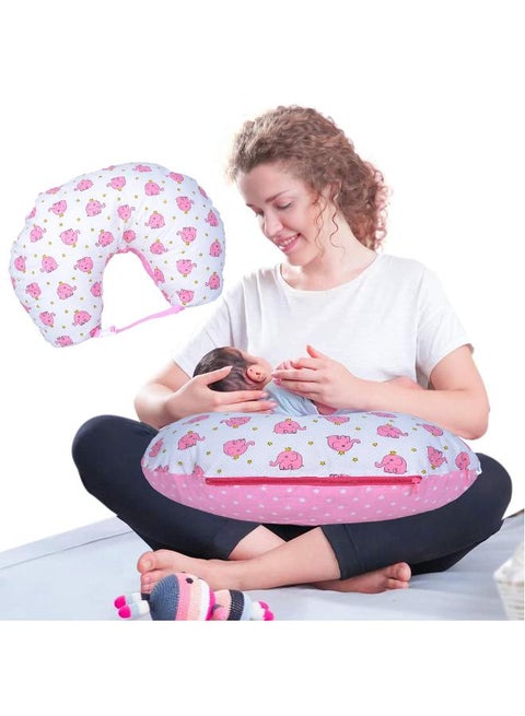 Adjustable Nursing Pillow with Buckle, 100% Cotton
