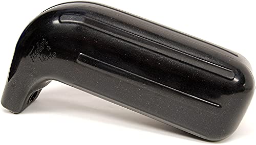 TaylorMade Taylor Made Low Freeboard Boat Fender 5" x 14", Heavy-Duty Vinyl, Football Needle Inflation Valve, Metallic Black - 2020108233 - Image 4