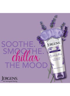Jergens Jergens Lavender Body Butter Body and Hand Lotion, Moisturizer for Women, 7 Fl Oz (Pack of 1), with Essential Oils for Indulgent Moisturization White  - Image 3