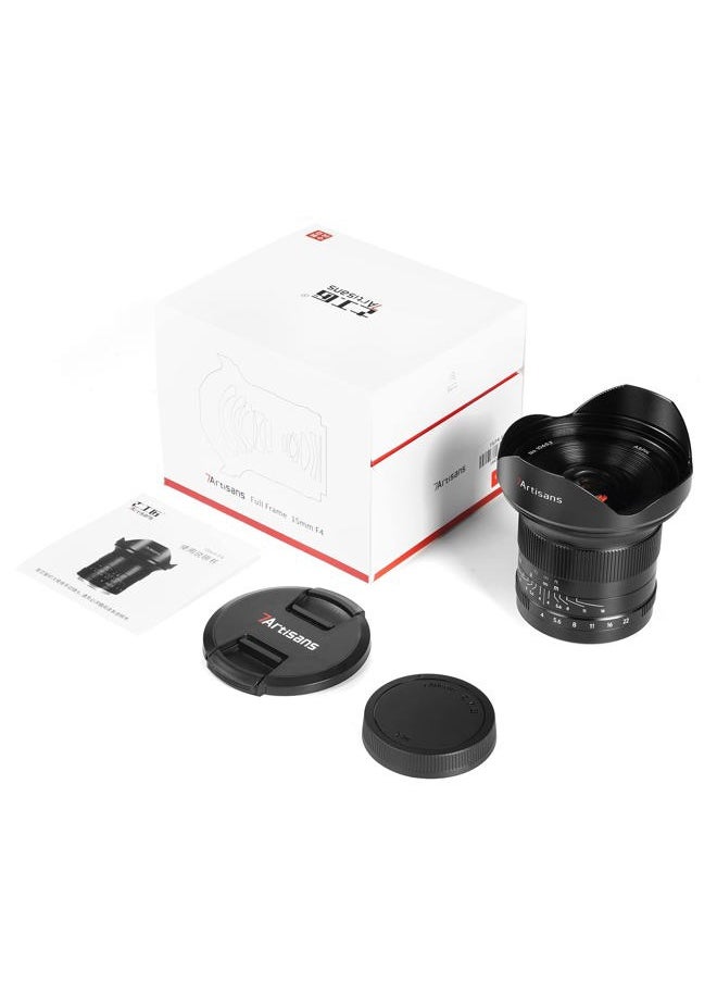 7artisans - 15mm F4 Full Frame Manual Fixed Focus Lens Compatible for Nikon Z Mount - Image 1