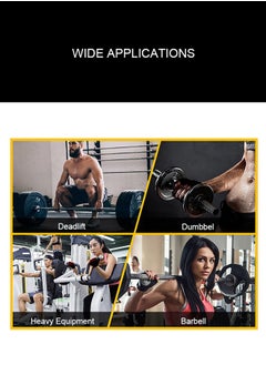 SKDK Cotton Hard Pull Wrist Lifting bands Grips Band-Deadlift Straps with Neoprene Cushioned Wrist Padded Gym Strap for Strength Training Weightlifting, Bodybuilding  - Image 5
